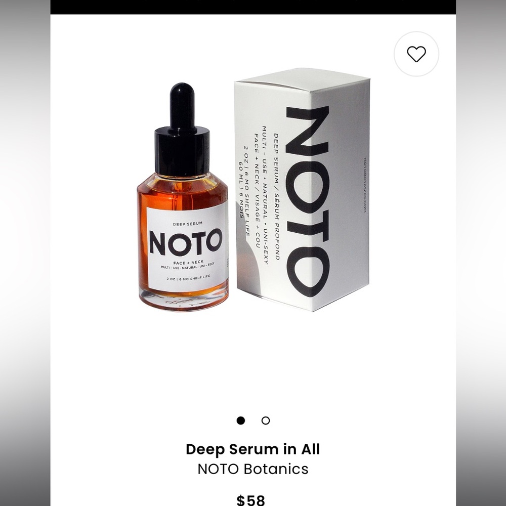 NOTO Deep Serum BNIB